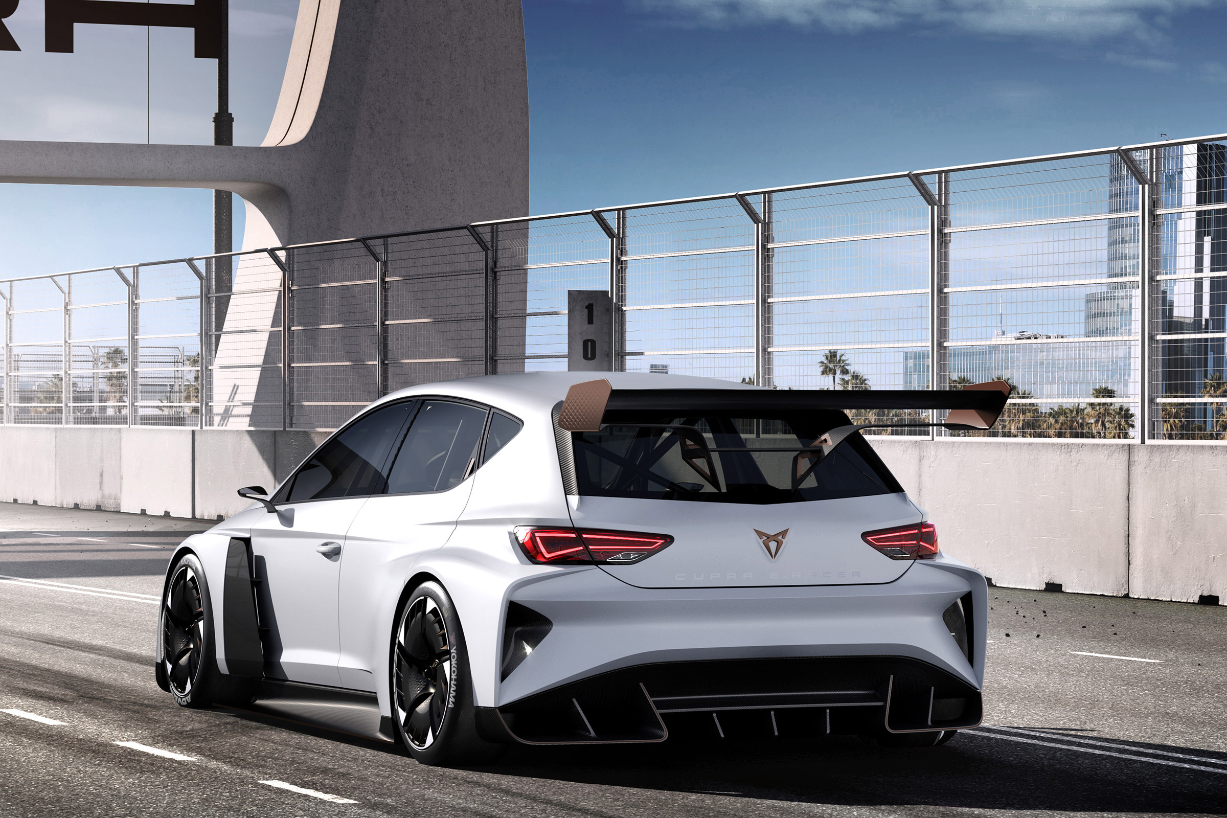Cupra e-Racer - rear quarter