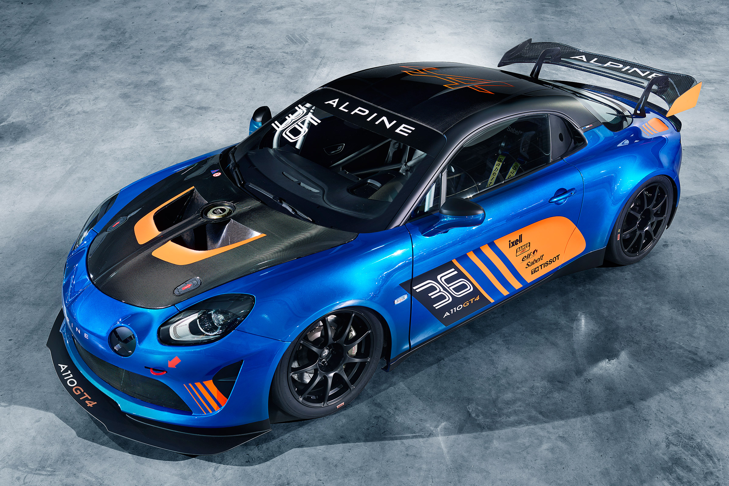 Alpine A110 GT4 - front nose