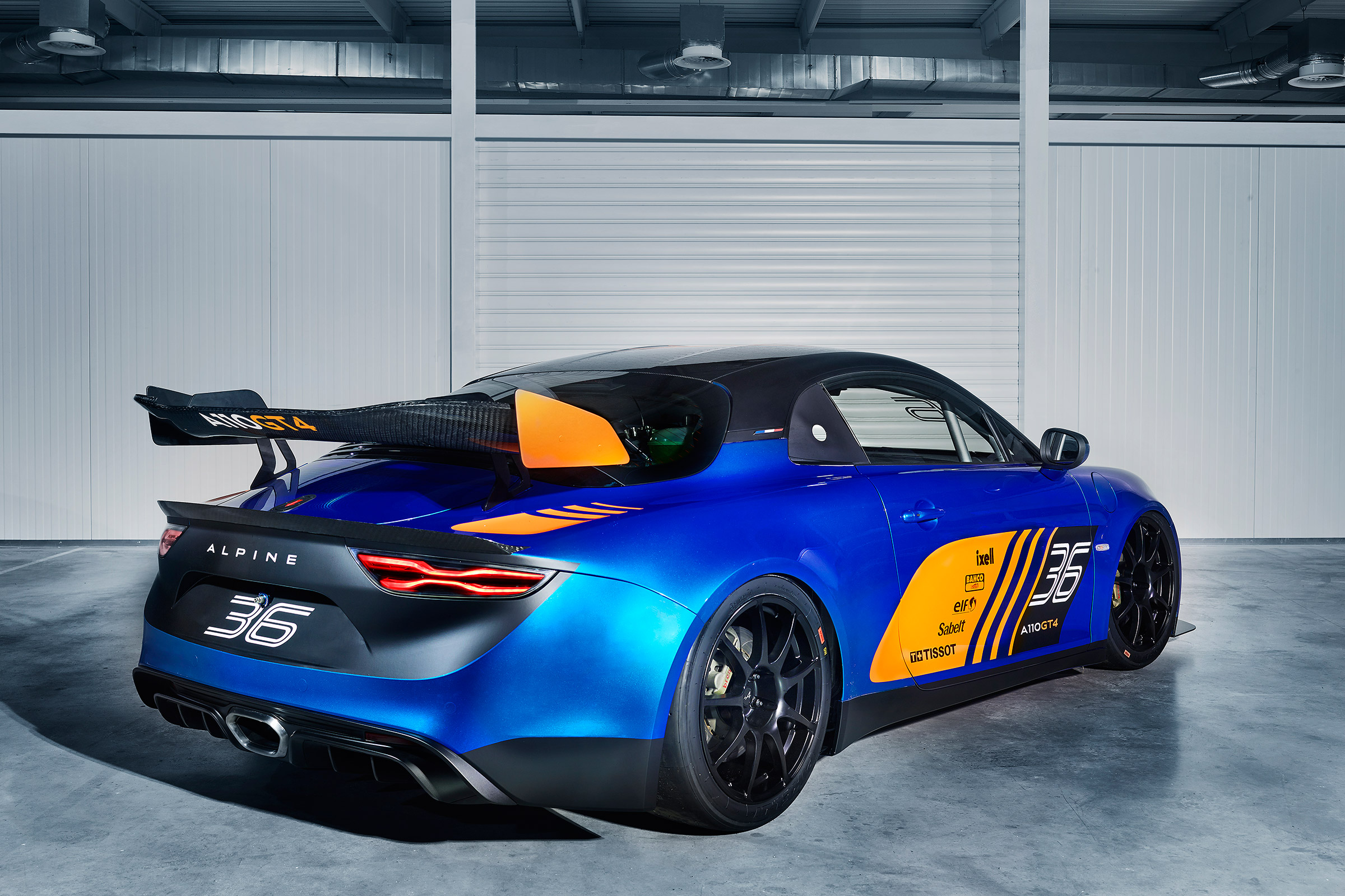 Alpine A110 GT4 - rear quarter