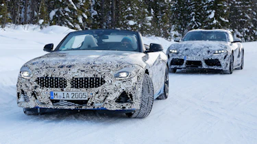 BMW Z4 mule - front