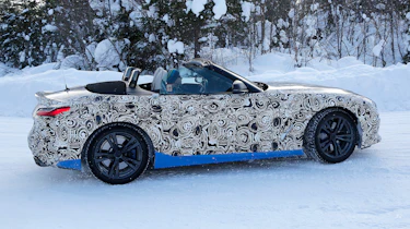 BMW Z4 mule - profile