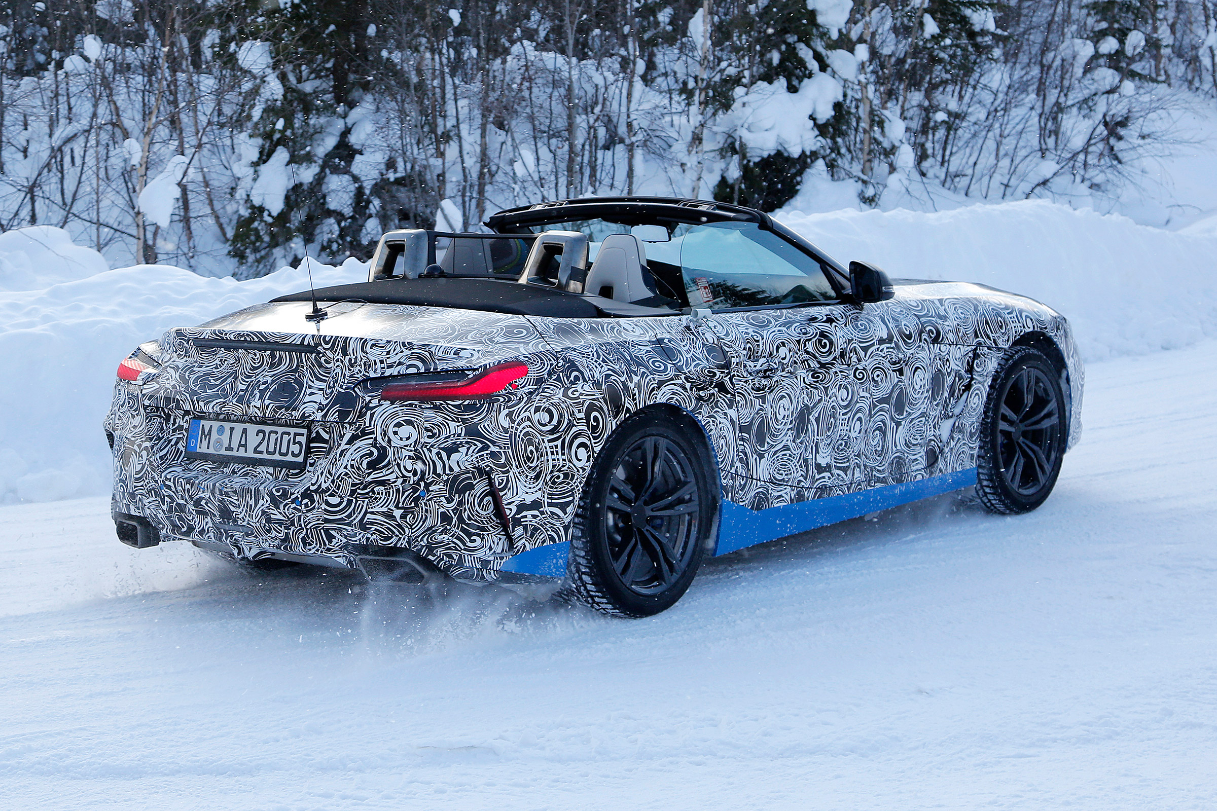 BMW Z4 mule - rear
