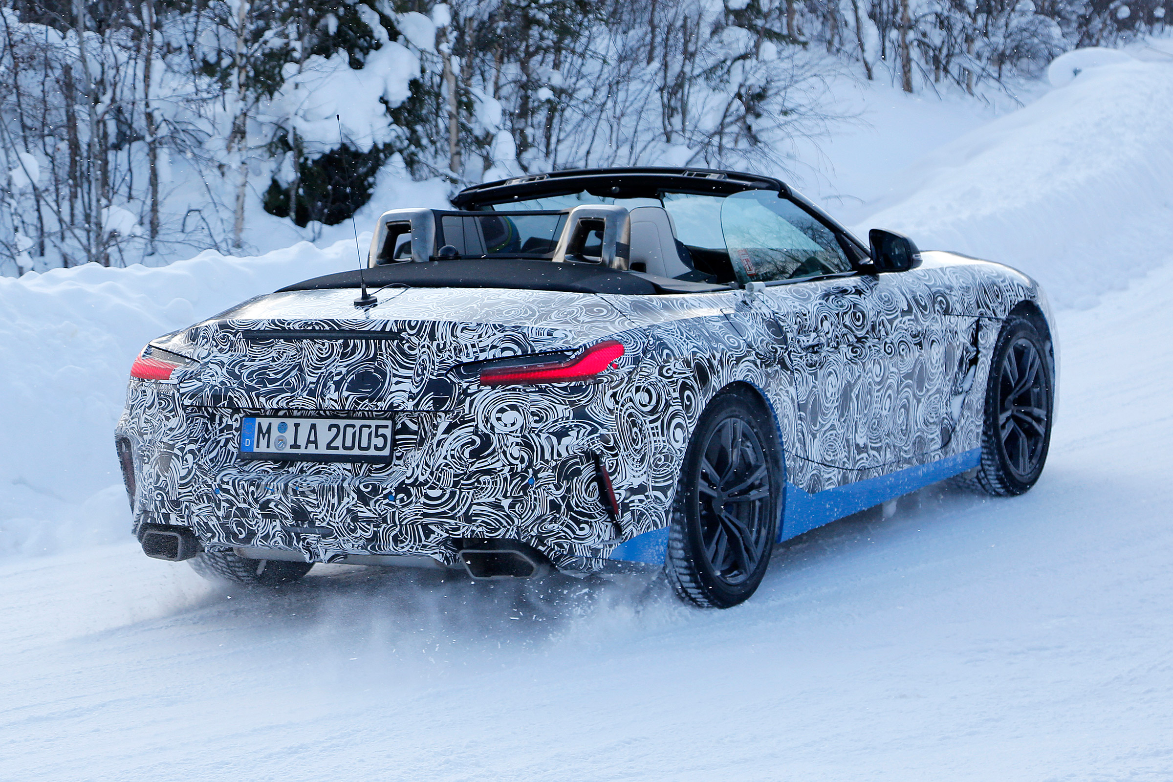 BMW Z4 mule - rear