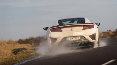 Honda NSX - rear wet