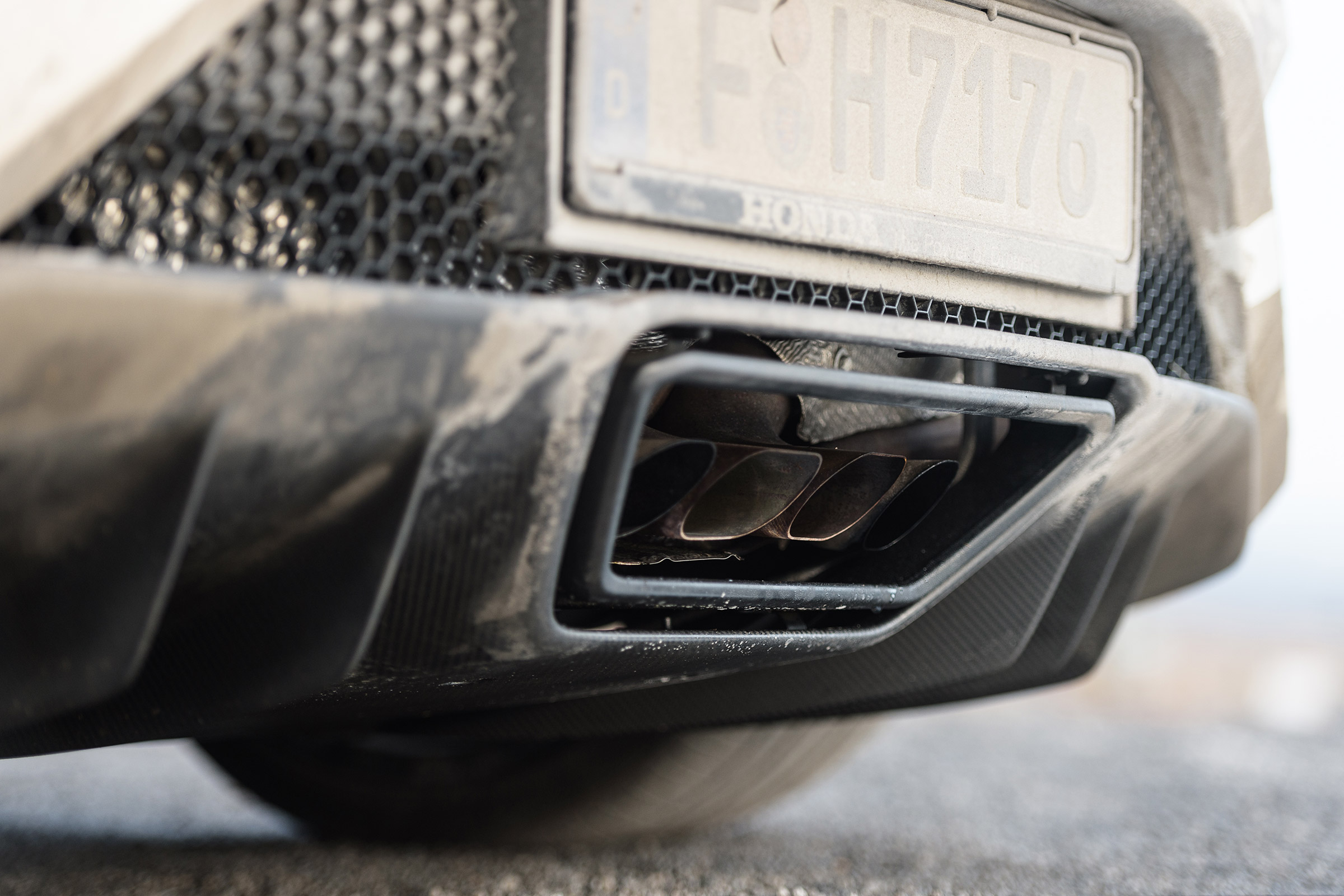 Honda NSX - pipes
