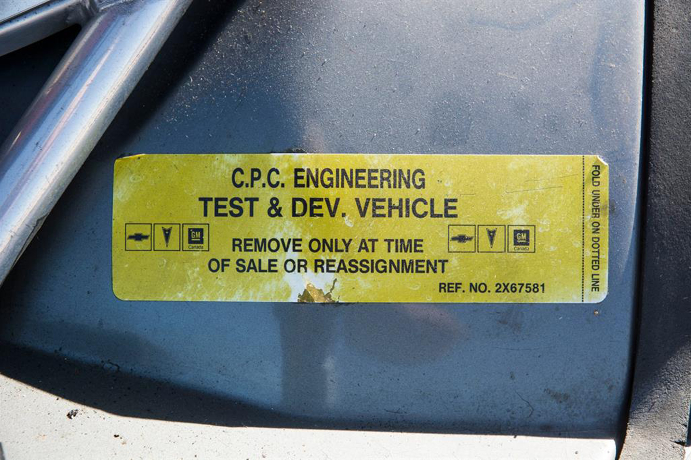 Peugeot 205 T16 PTS Clubman – GM sticker