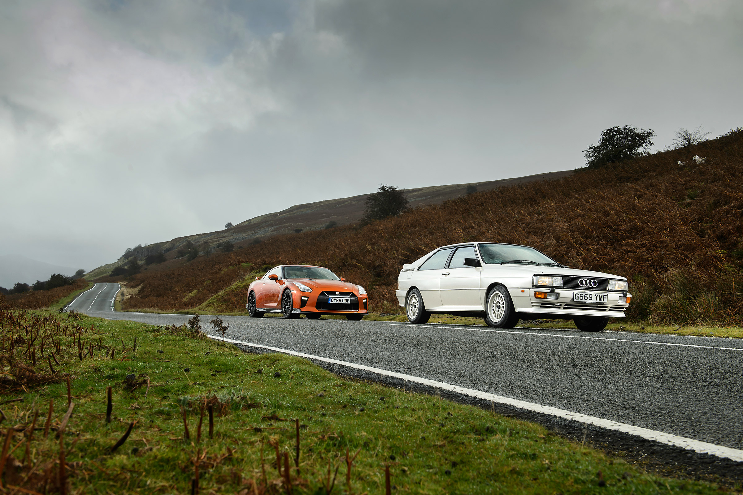 GT-R vs Quattro - road
