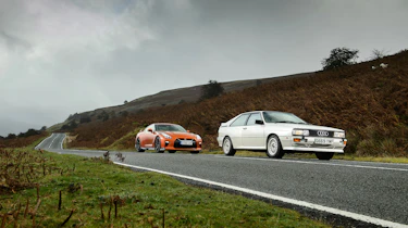 GT-R vs Quattro - road
