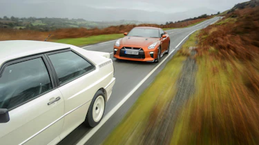 GT-R vs Quattro - road
