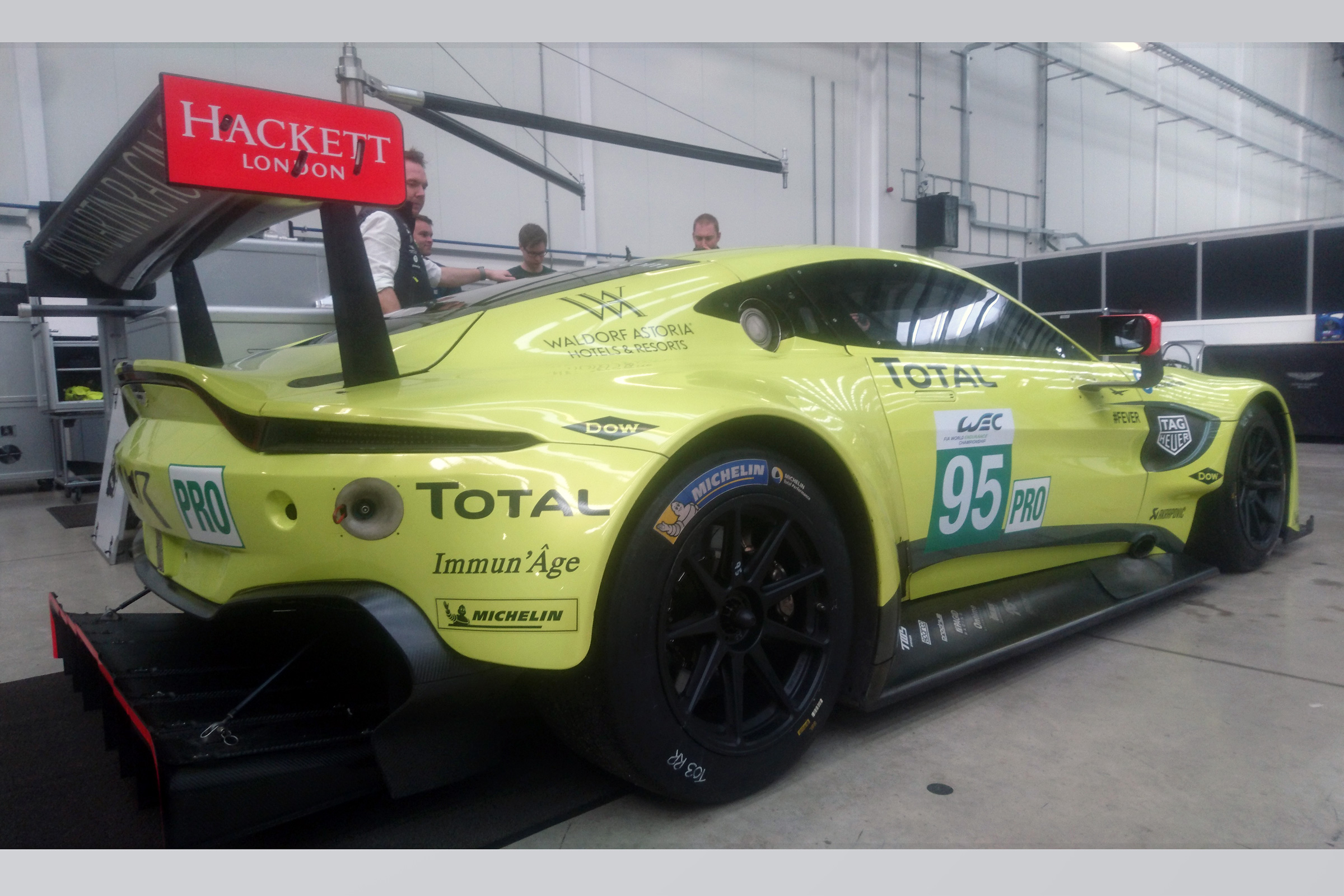 2018 Aston Martin Vantage GTE – rear quarter