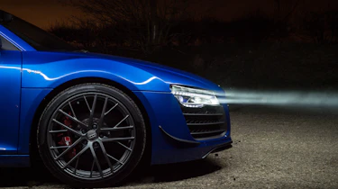 Audi R8 LMX night drive - front