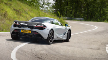McLaren 720S in Italy - corner