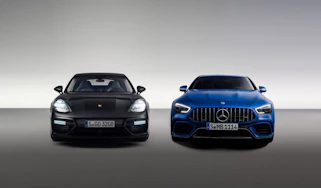 header merc GT vs Panamera