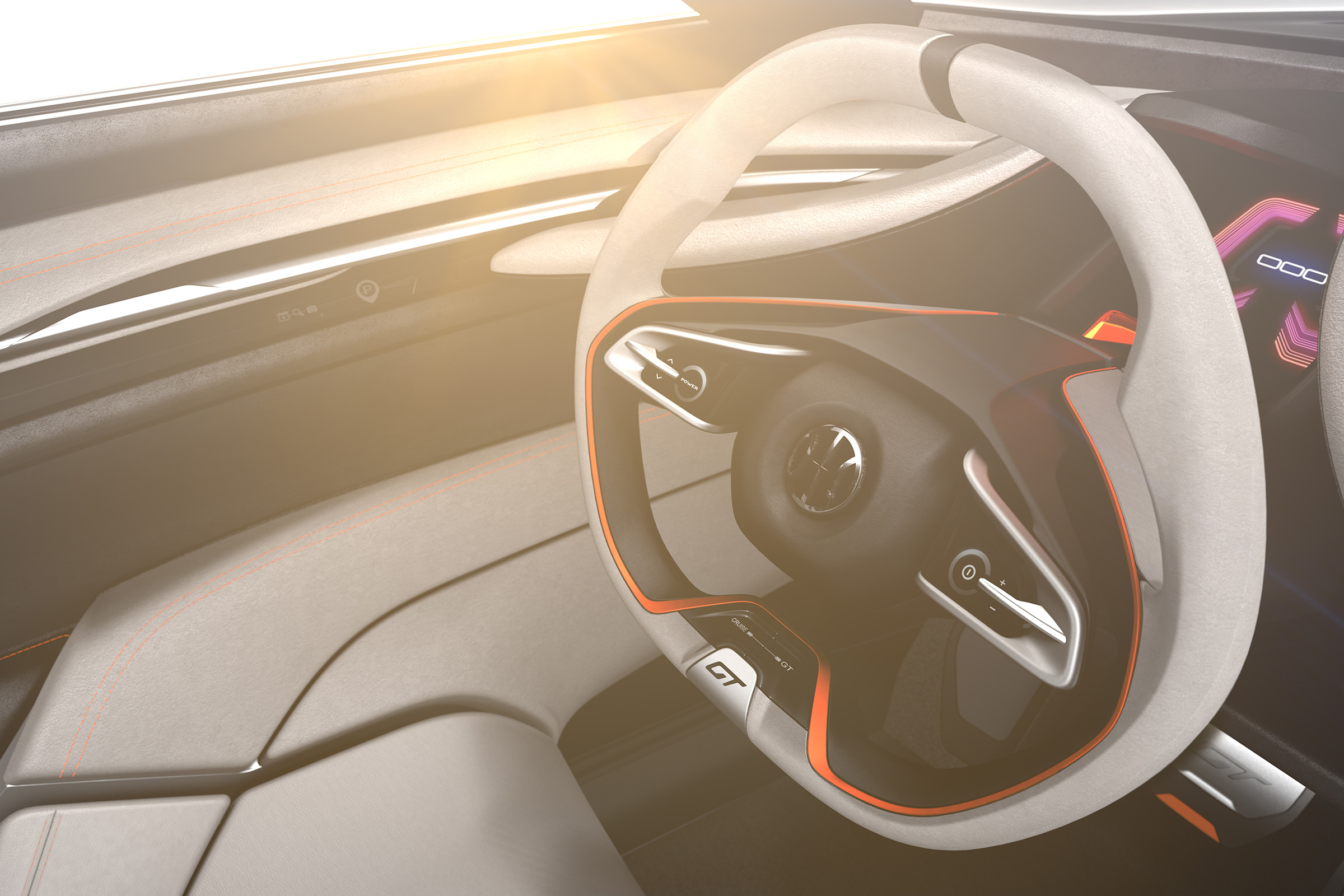 Pininfarina HK GT - steering wheel