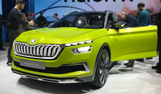 Skoda Vision X – front quarter