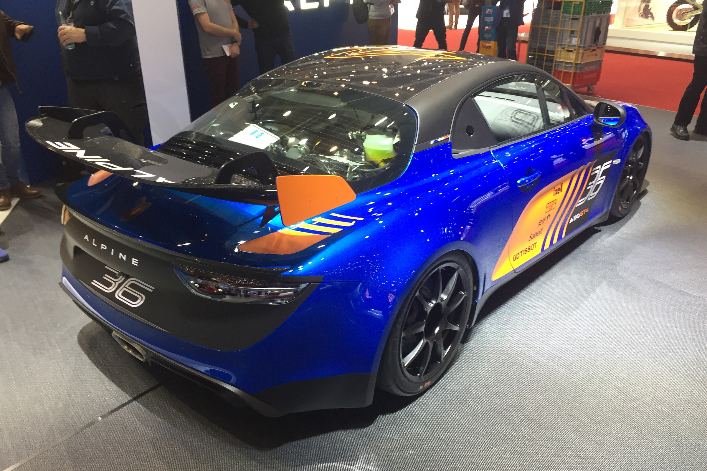 Alpine A110 GT4 – rear quarter