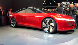 Volkswagen I.D. Vizzion – on stand Geneva