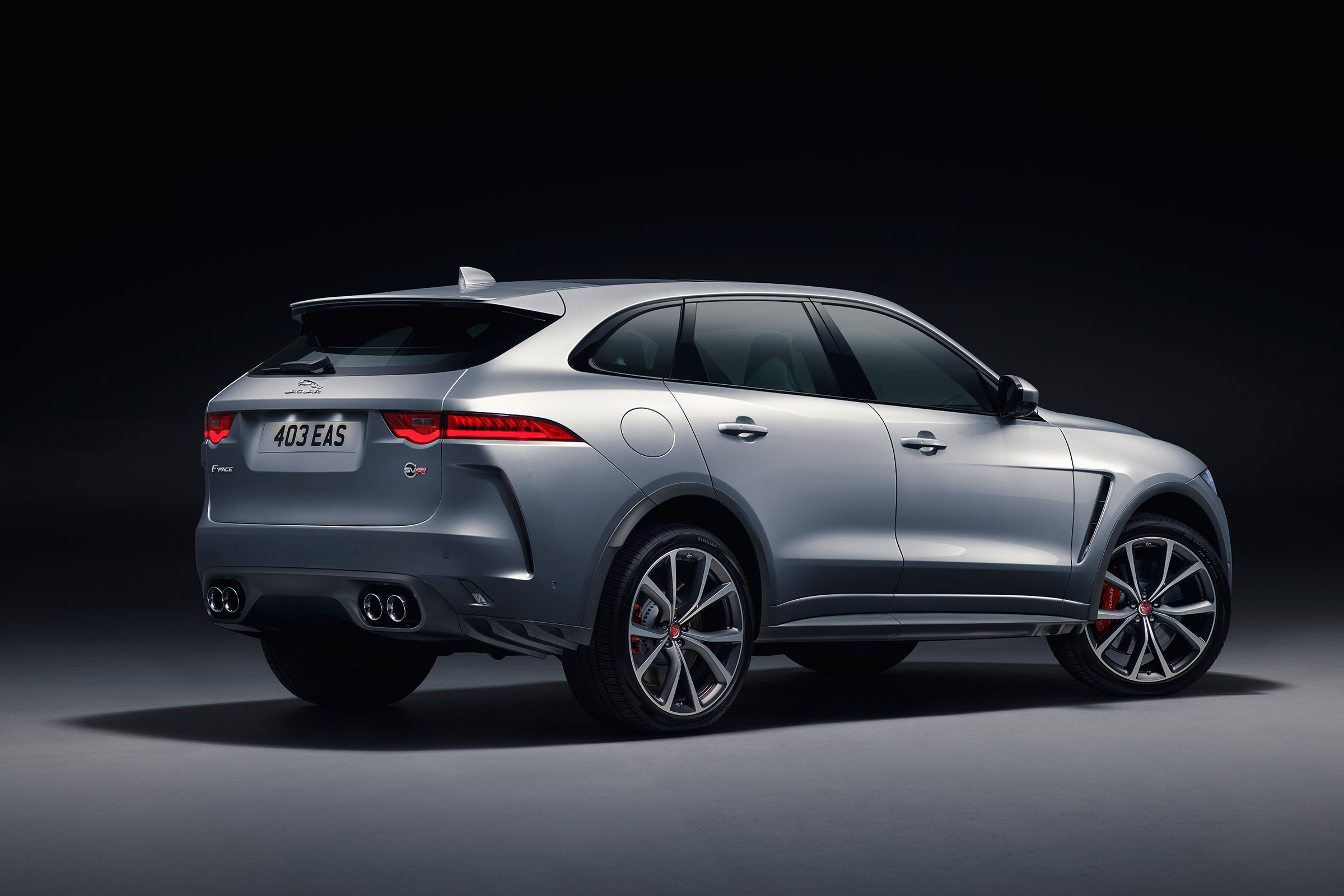Jaguar F-Pace SVR - studio rear