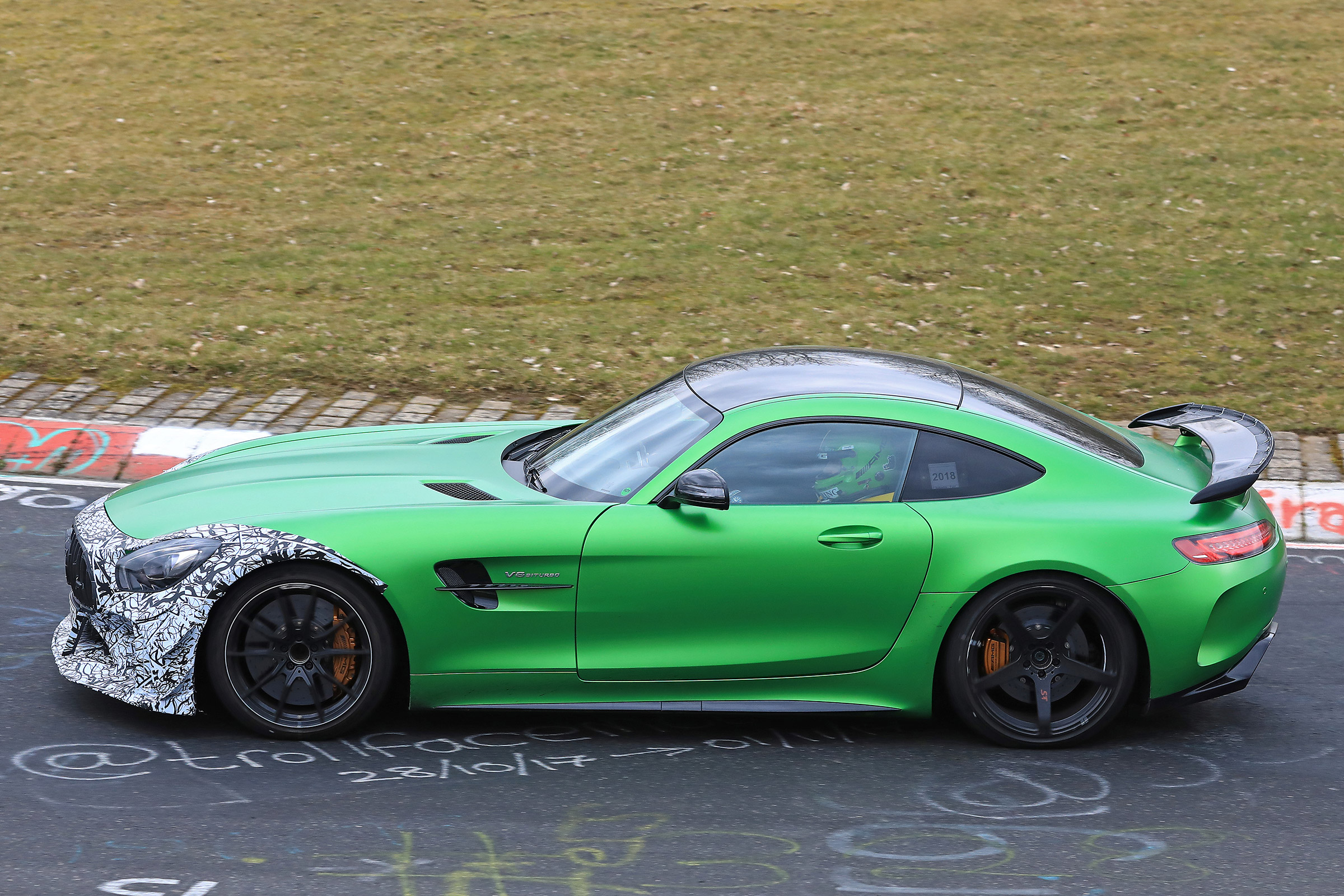 Mercedes-AMG GT R spy 2018 - profiile