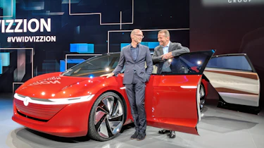 Volkswagen I.D. Vizzion – on stand Geneva