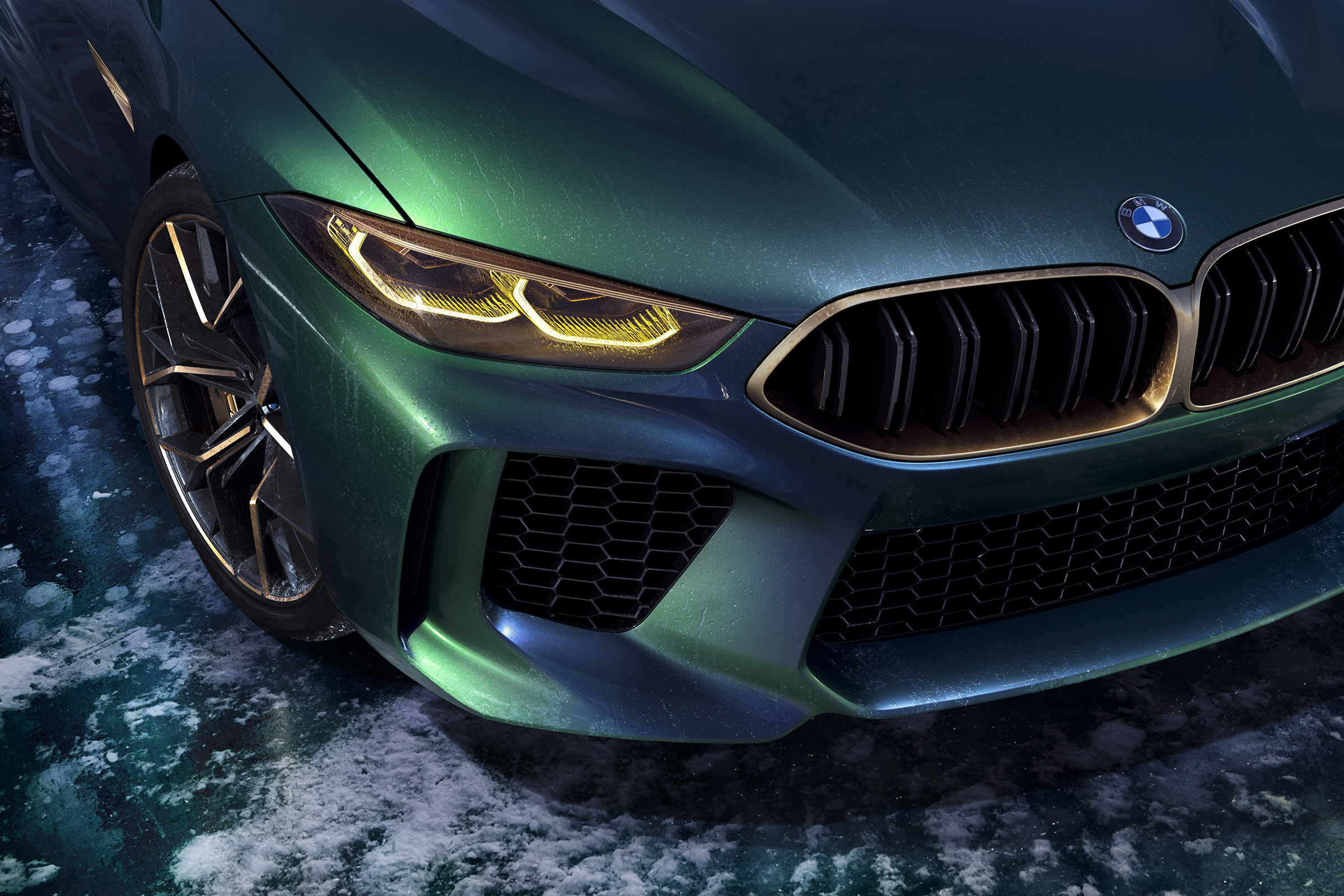 BMW M8 Concept - lights