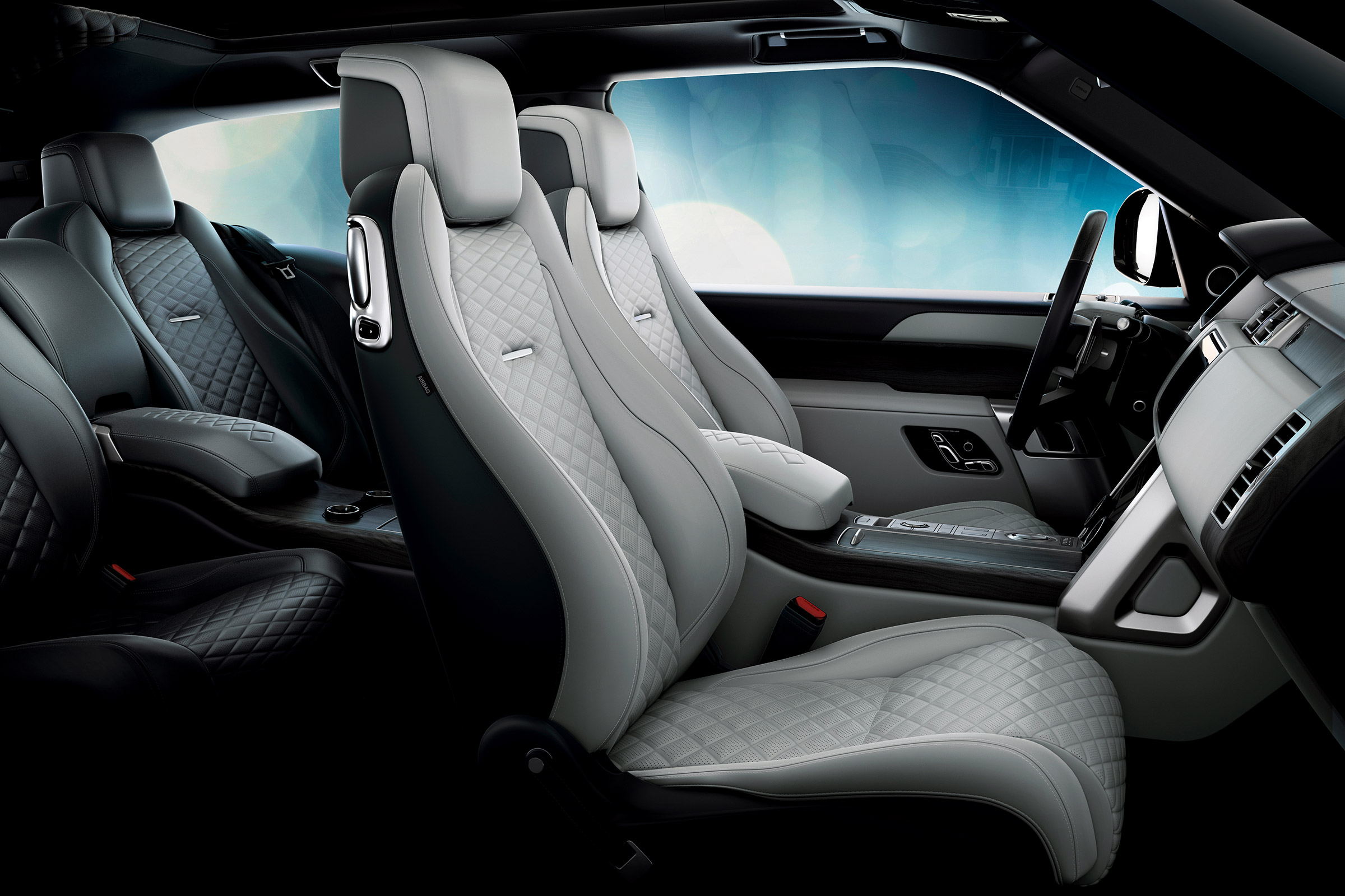 Range Rover Coupe SV - interior white