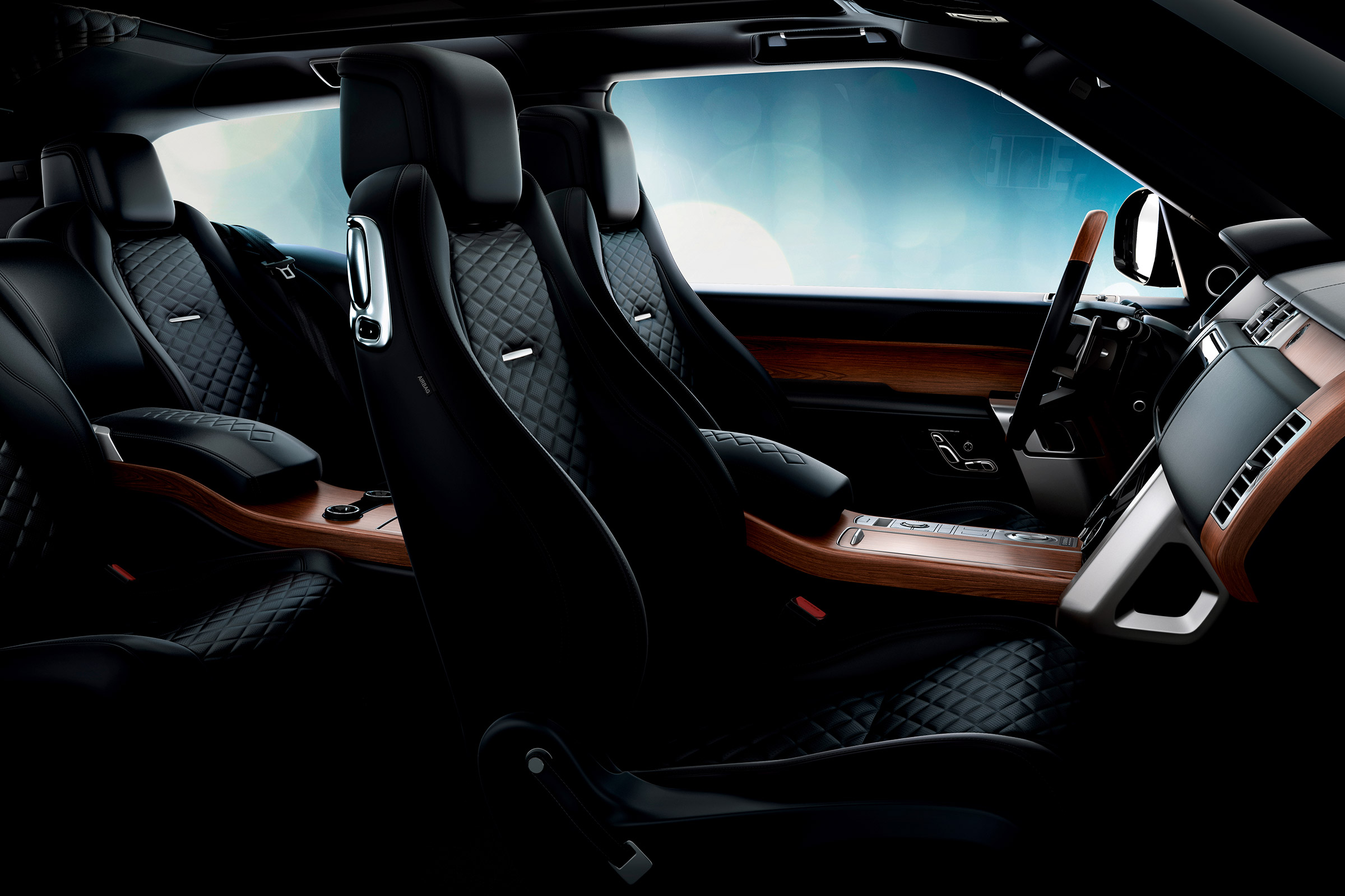 Range Rover Coupe SV - interior black