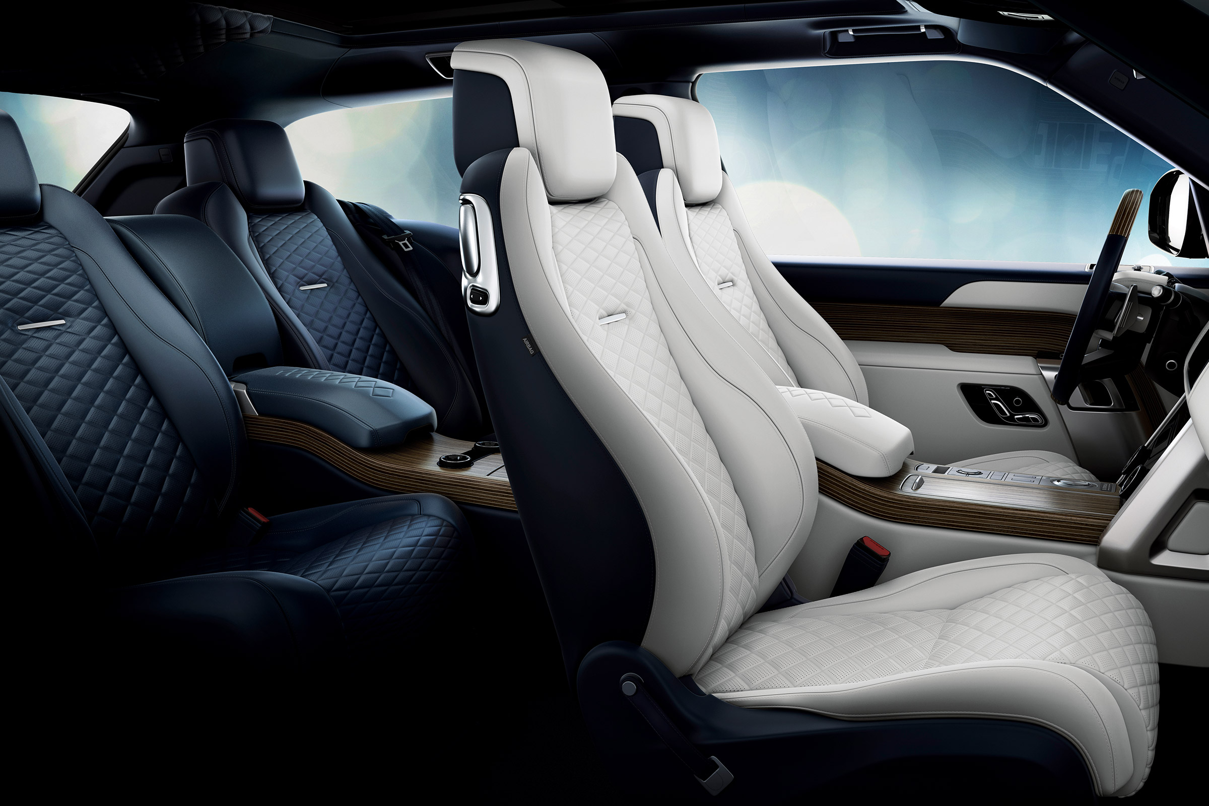 Range Rover Coupe SV - interior blue