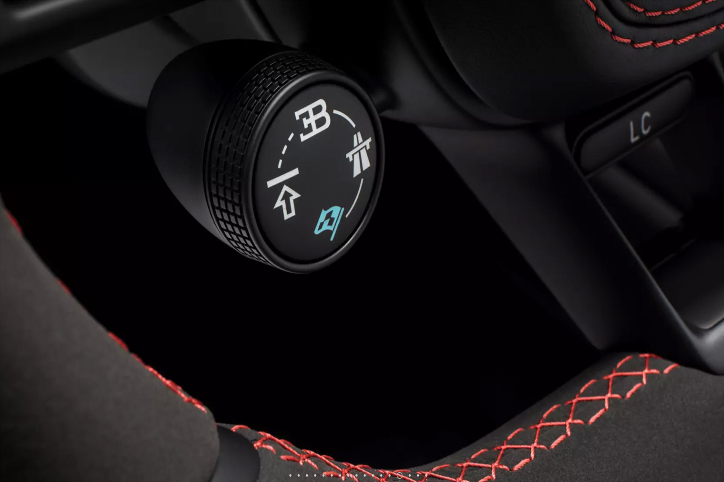 Bugatti Chiron Sport – steering-wheel drive mode wheel