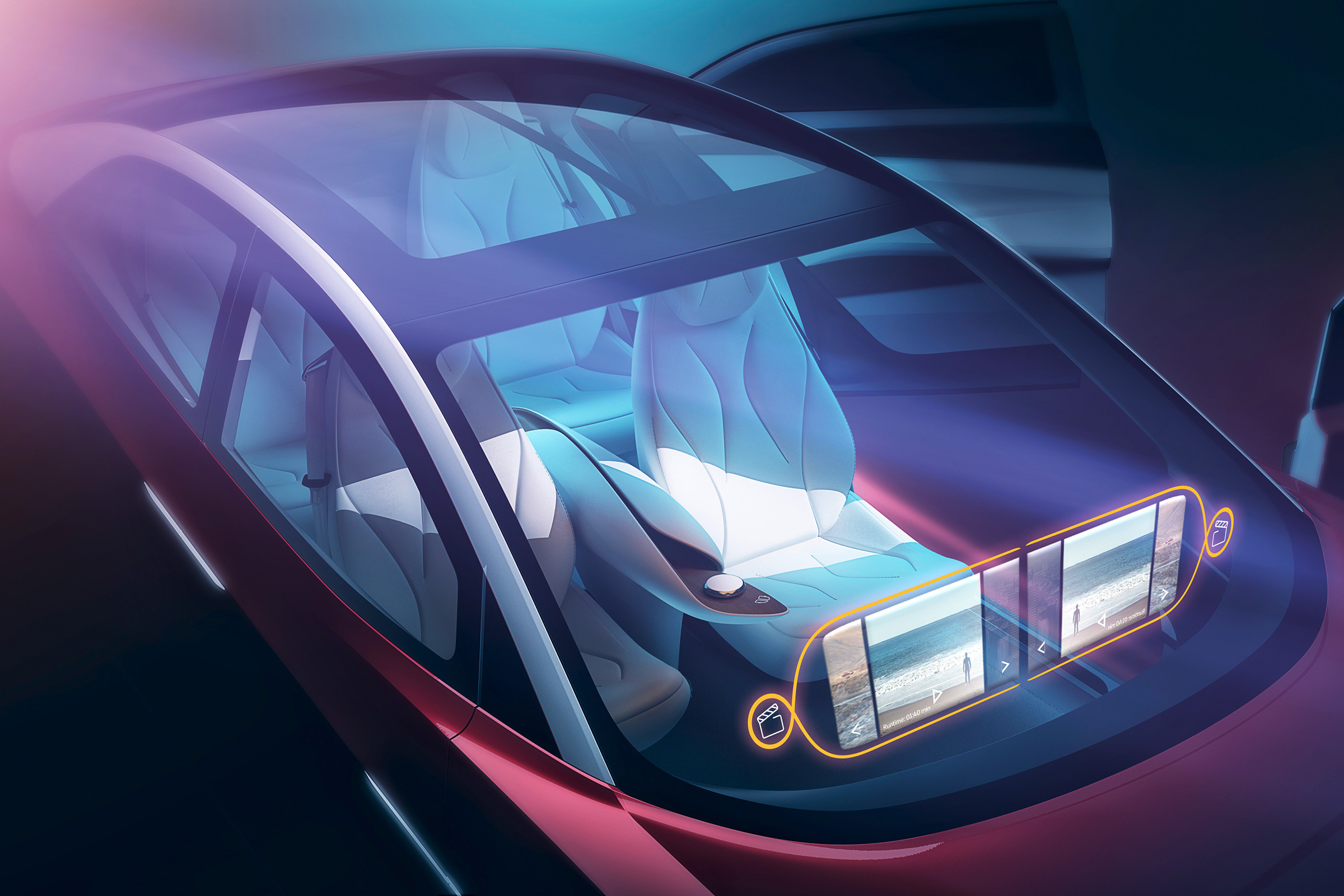 Volkswagen I.D. Vizzion – glasshouse