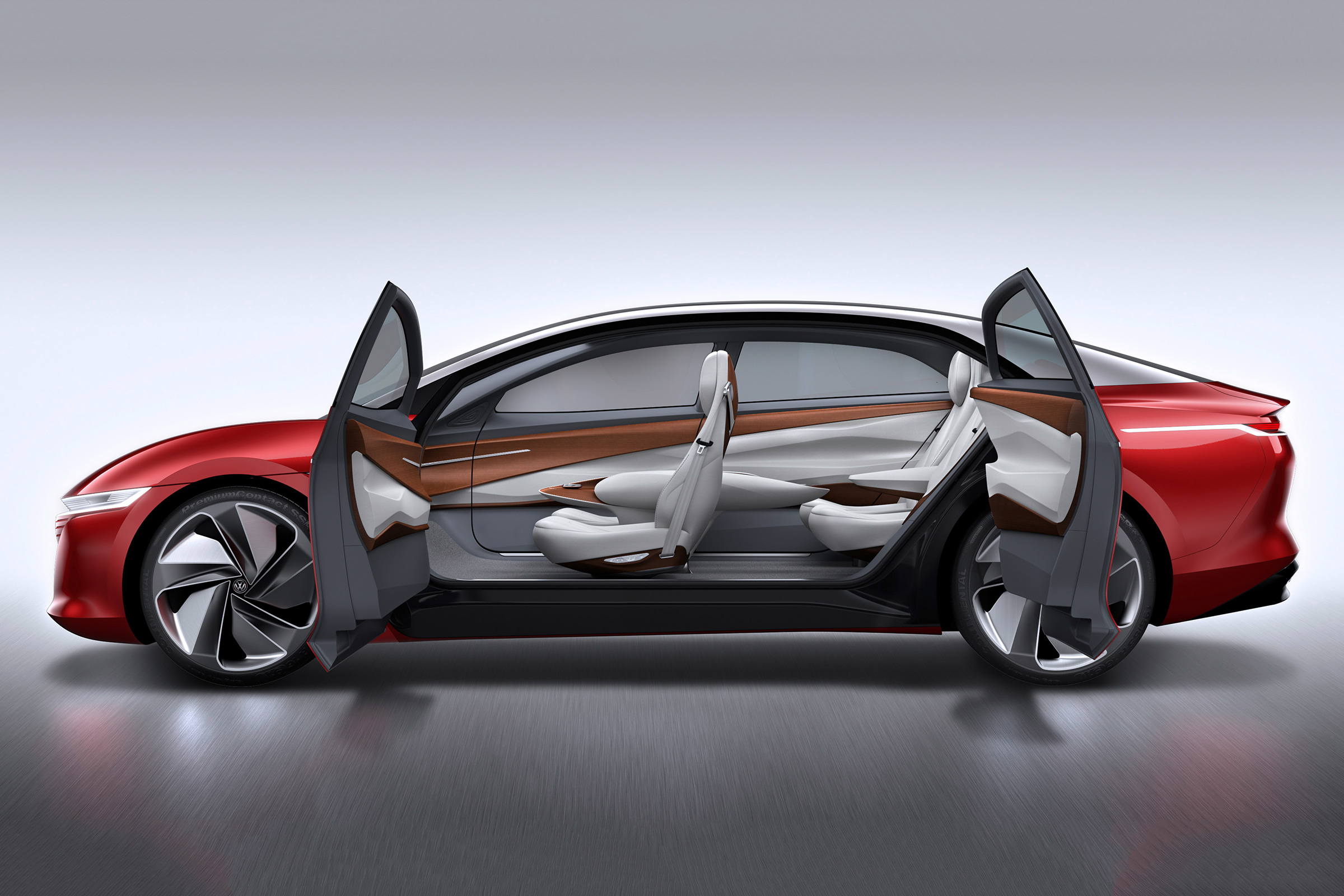Volkswagen I.D. Vizzion – side (doors open)