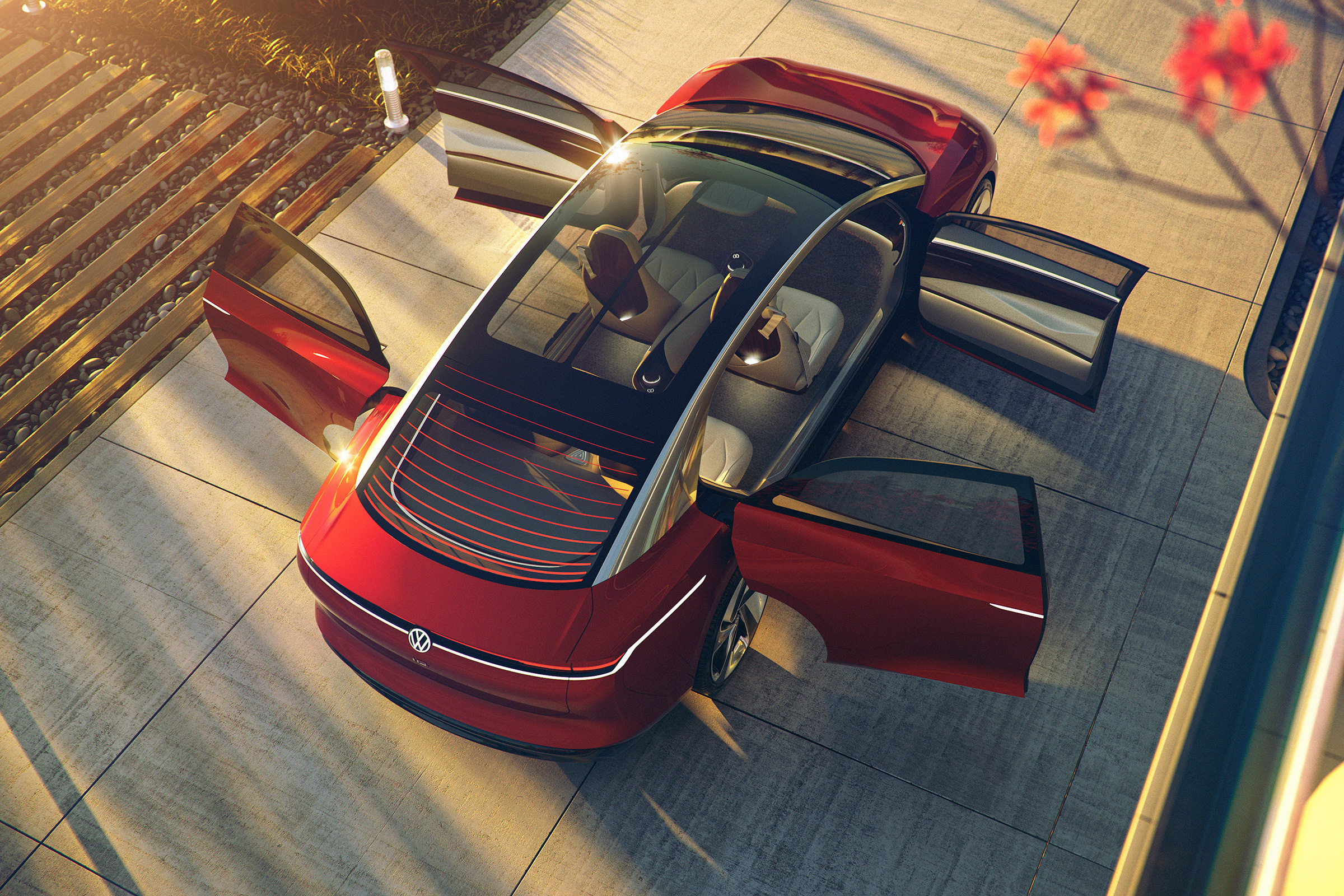 Volkswagen I.D. Vizzion – top shot