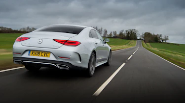 Mercedes-Benz CLS 400d rear three quarters