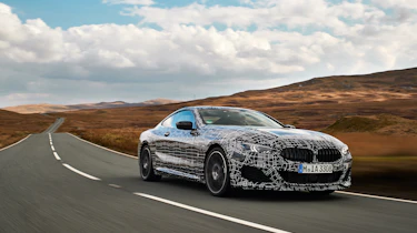 BMW 8-series prototype review - front tracking