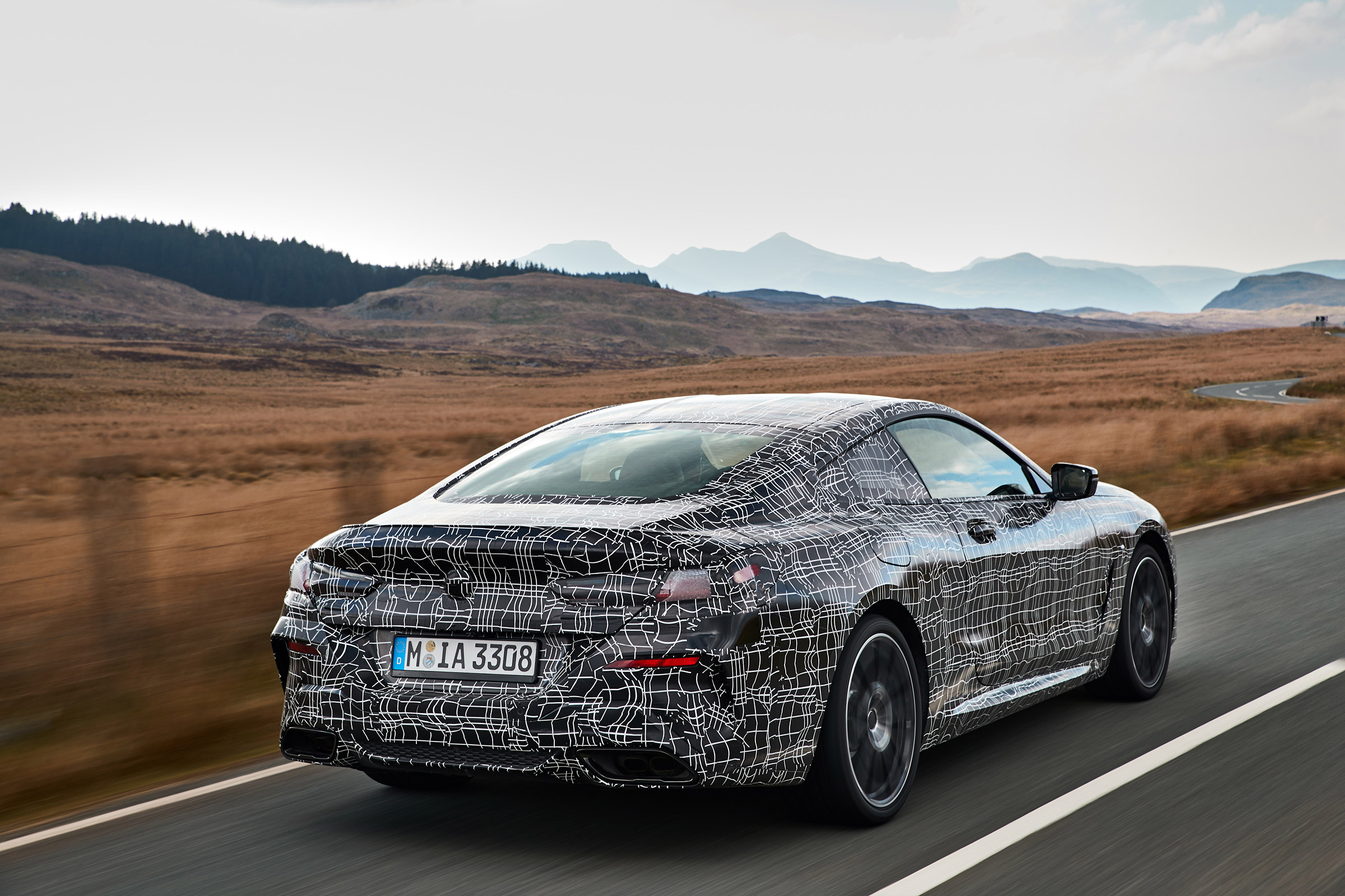 BMW 8-series prototype review - rear