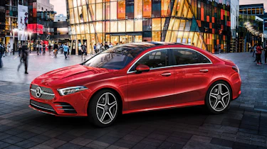 Mercedes A-class saloon - front quarter