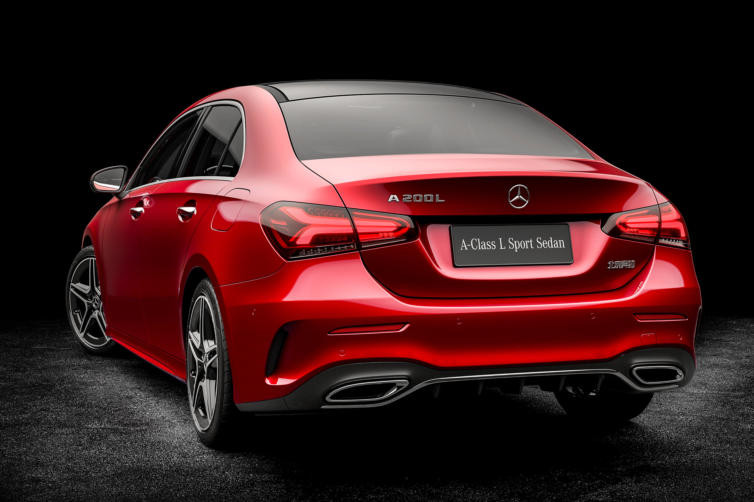 Mercedes A-class saloon - rear