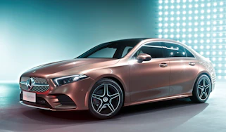 Mercedes A-class saloon - front quarter