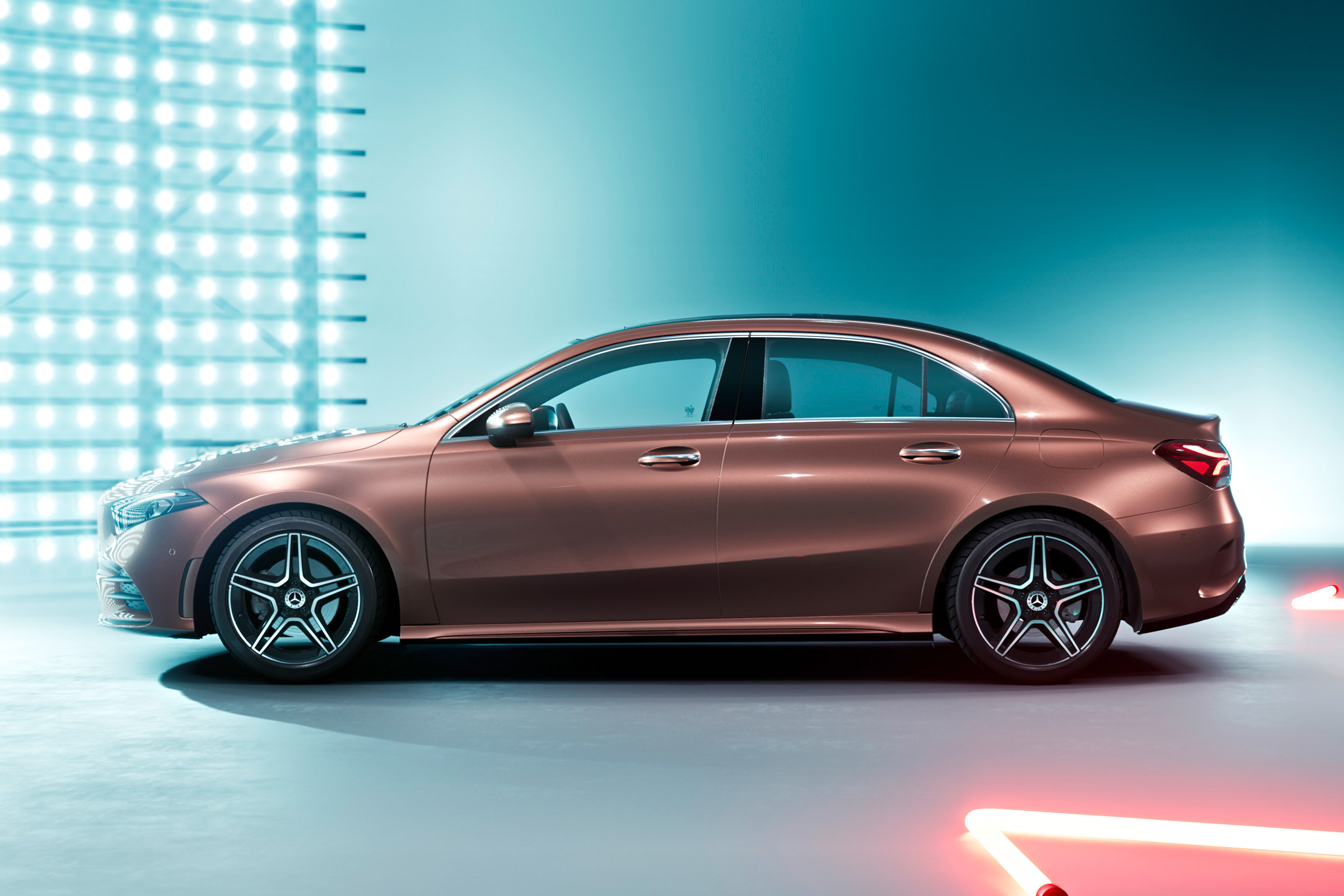 Mercedes A-class saloon - side