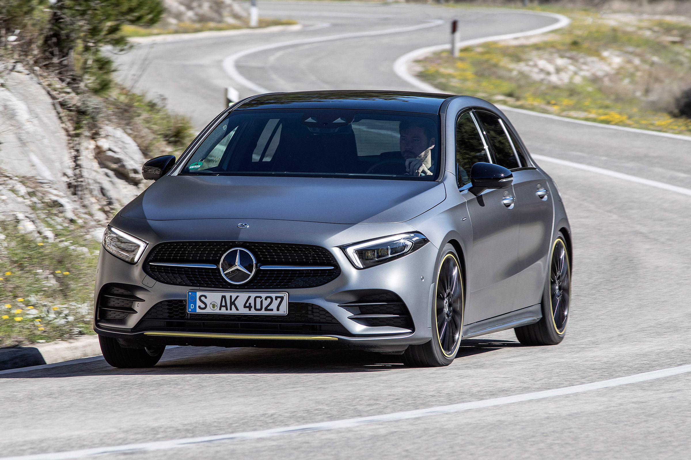 Mercedes A-class - turning