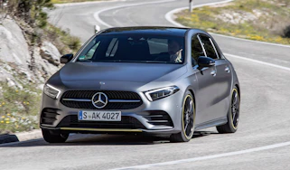 Mercedes A-class - turning