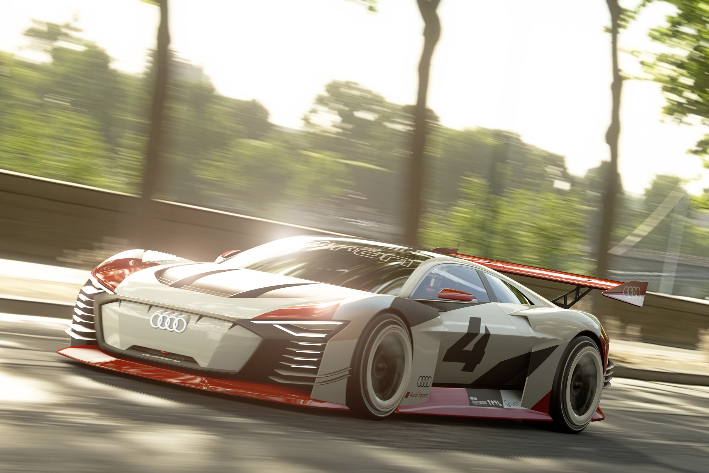 Audi e-tron Vision Gran Turismo front quarter