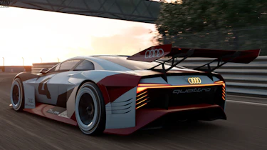 Audi e-tron Vision Gran Turismo rear quarter