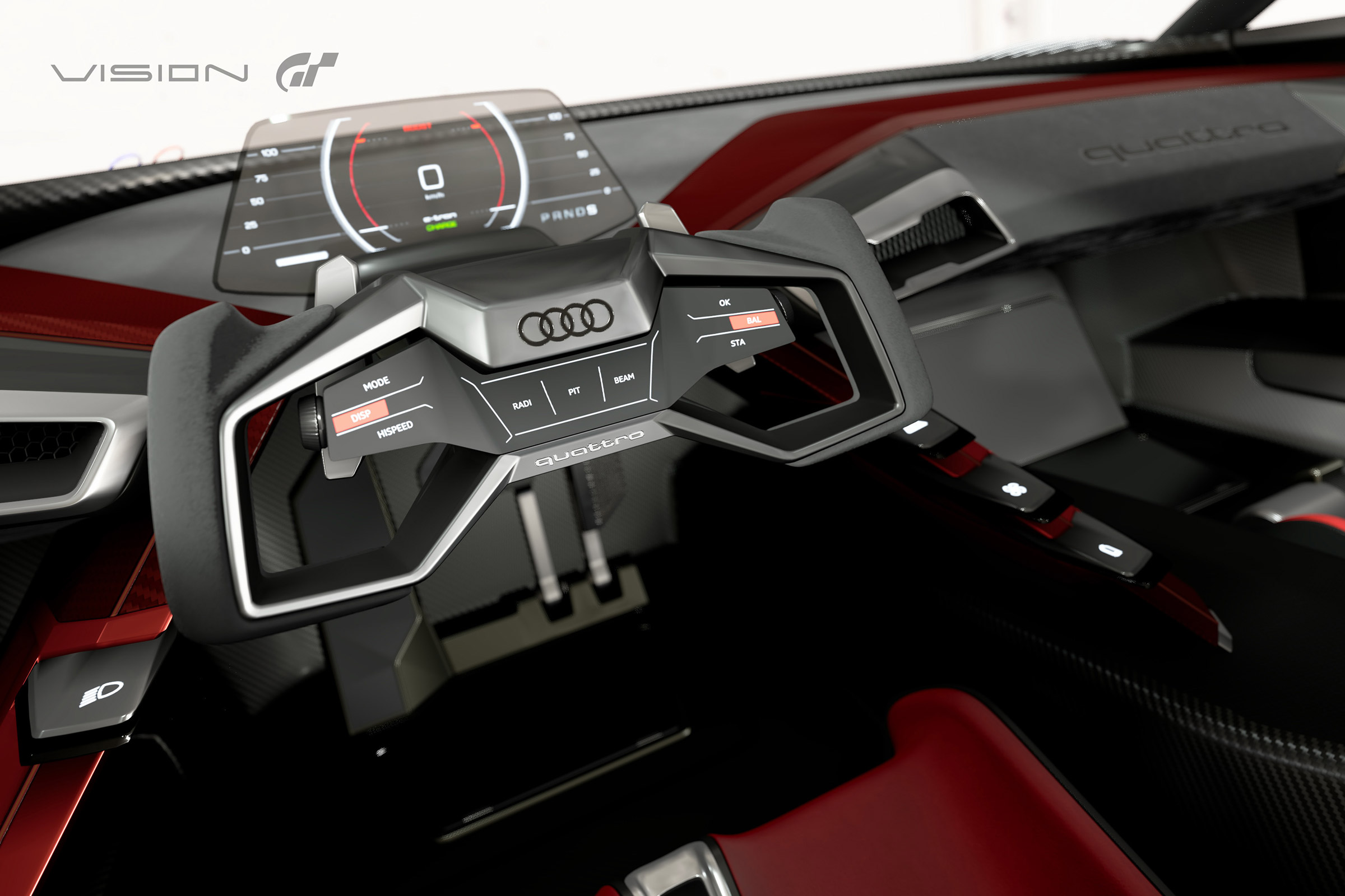 Audi e-tron Vision Gran Turismo interior