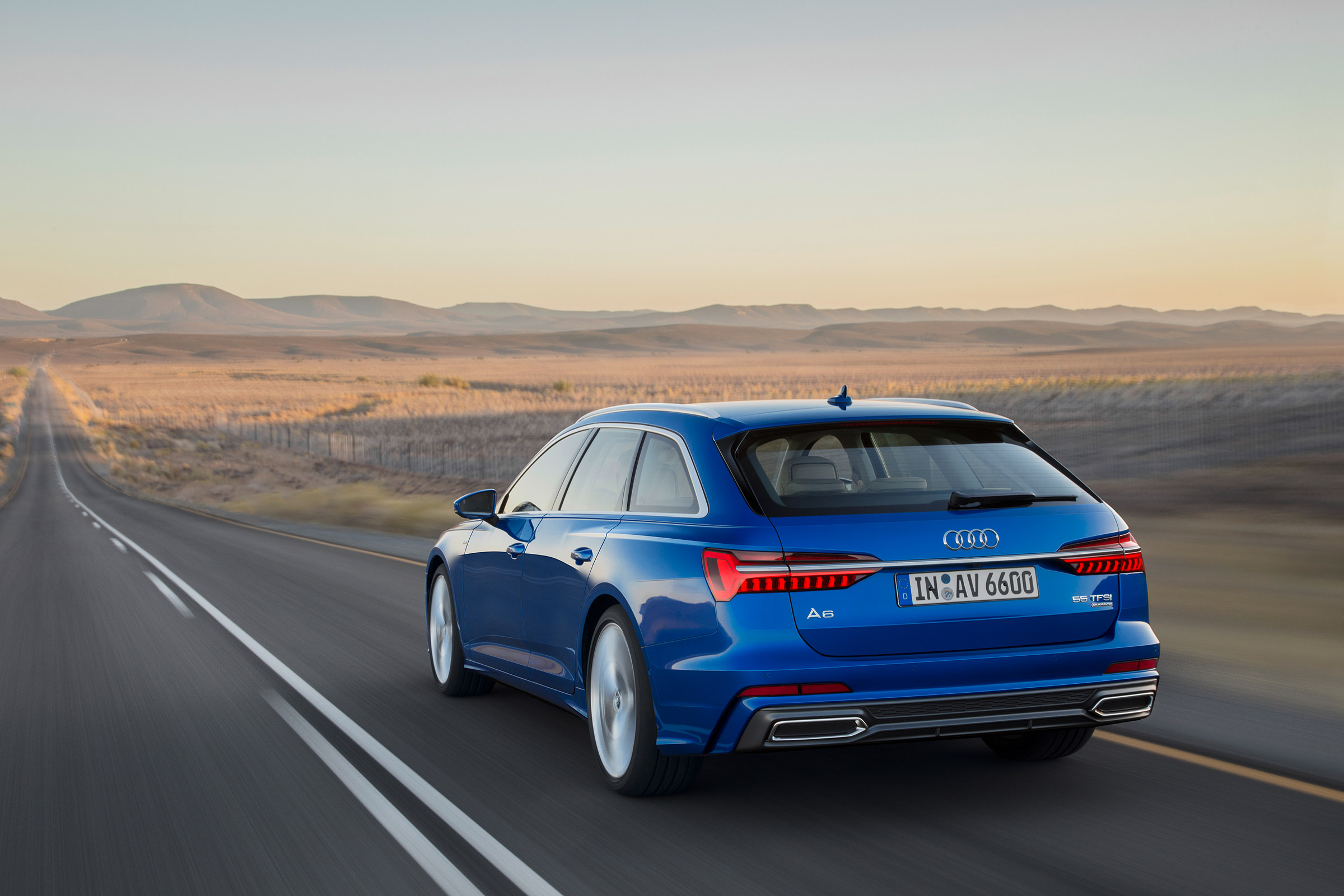 Audi A6 Avant launch - rear