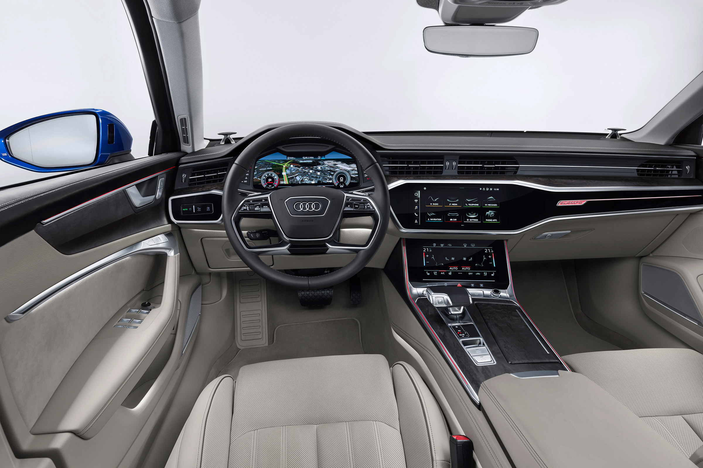 Audi A6 Avant launch - interior