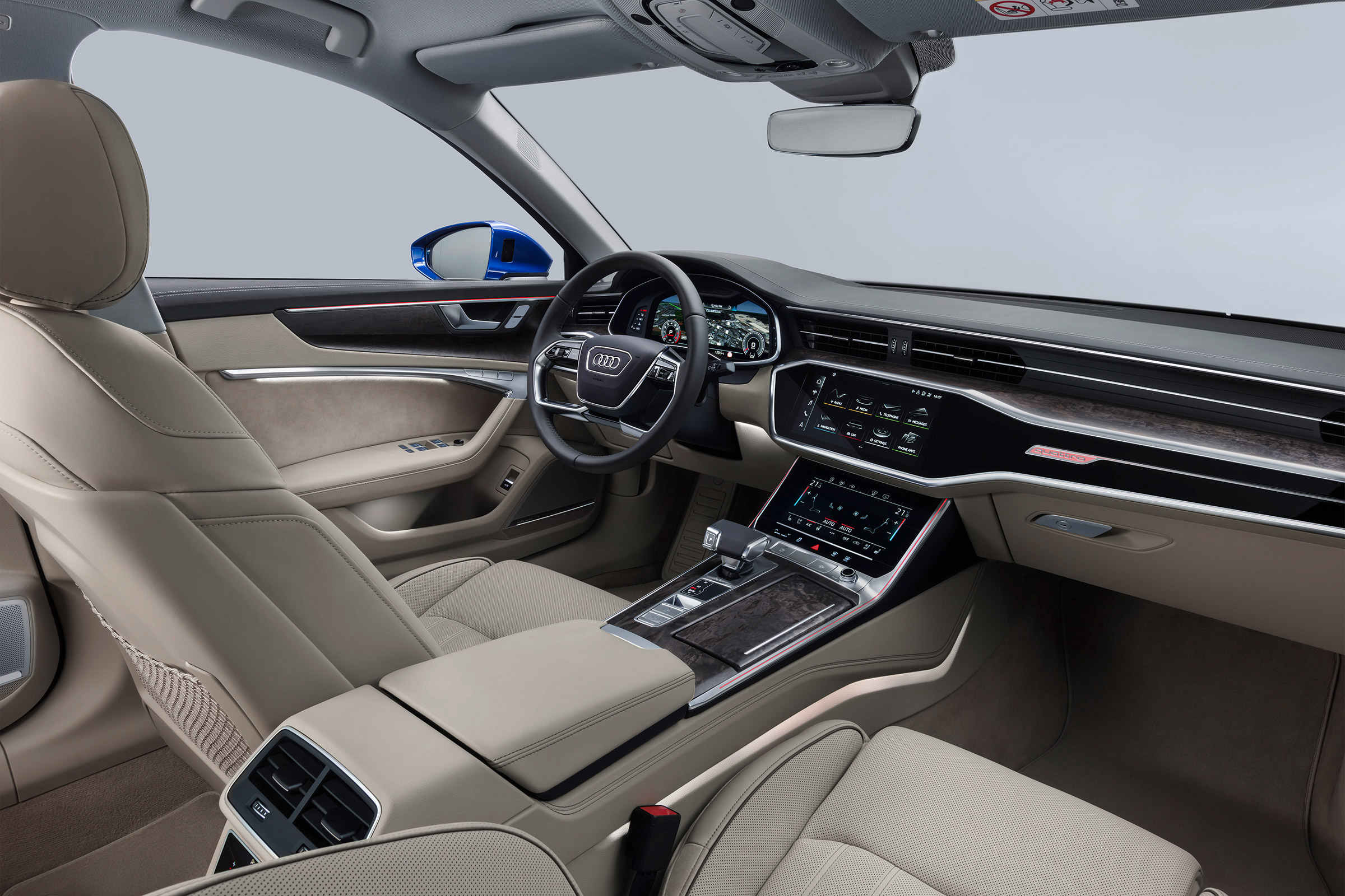 Audi A6 Avant launch - interior