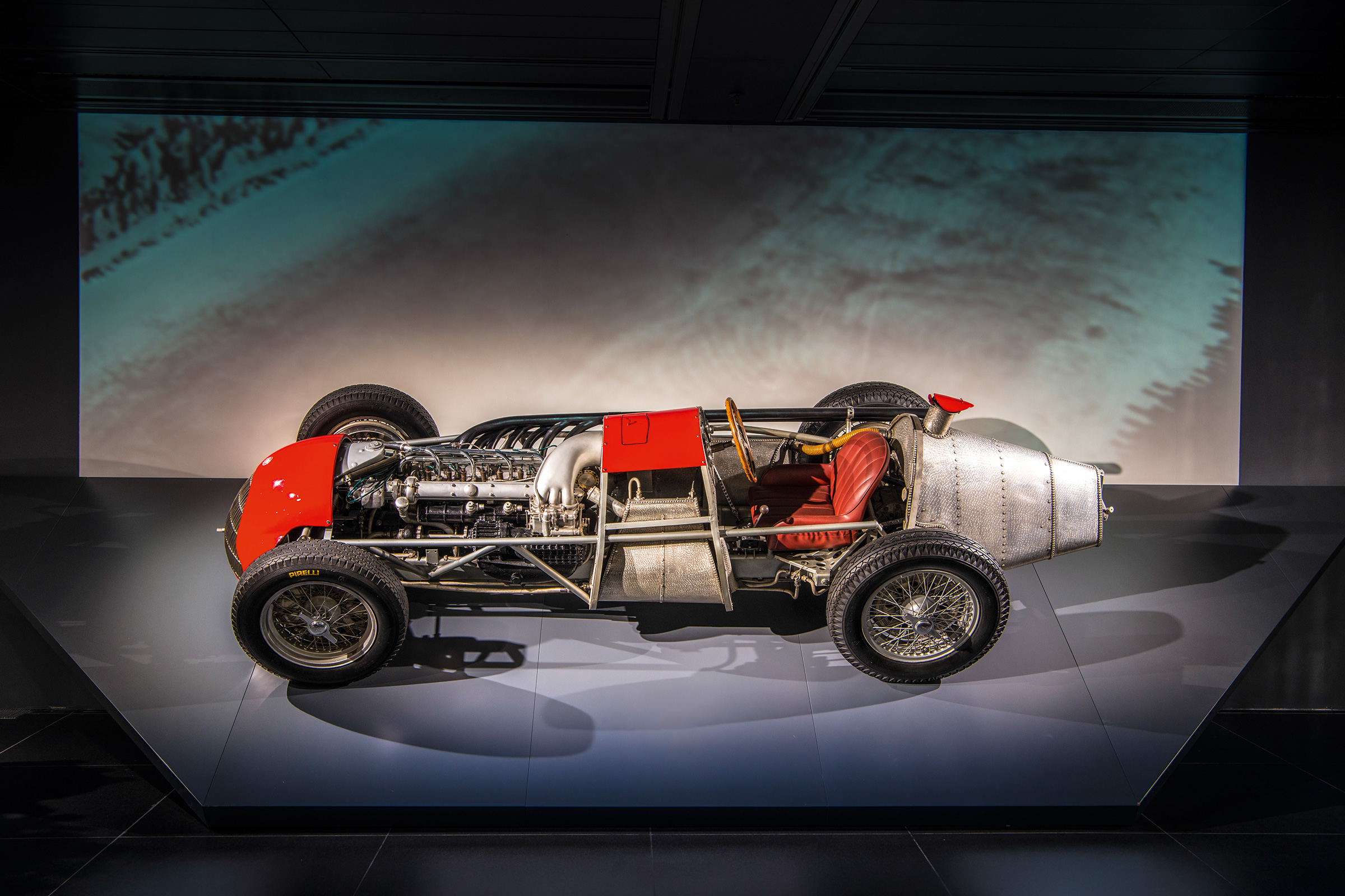 Alfa Romeo cutaway Tipo 159 ‘Alfetta’ Grand Prix car from 1951