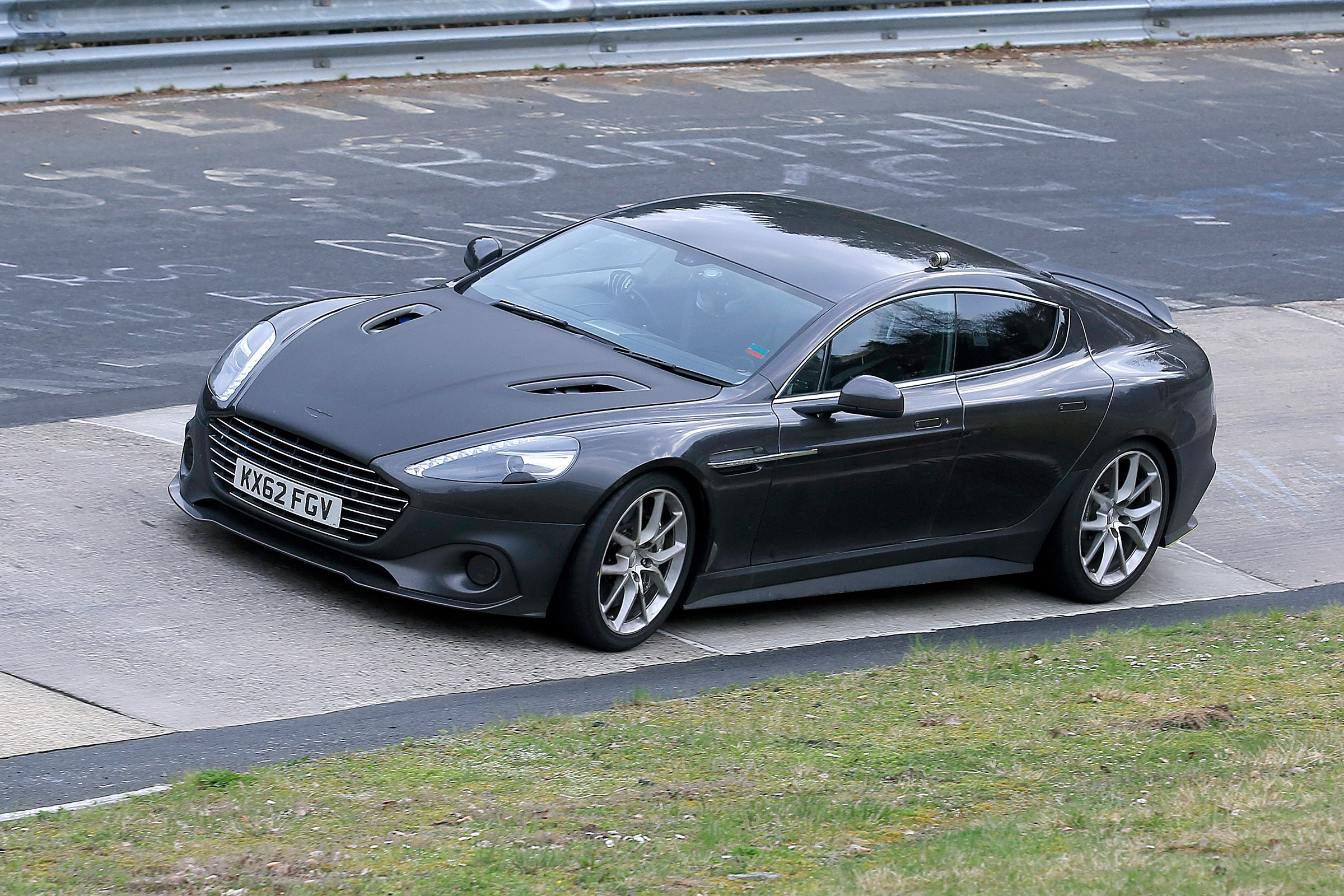 Aston Martin Rapide AMR spy - front quarter