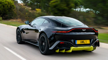 Aston Martin Vantage - black rear quarter